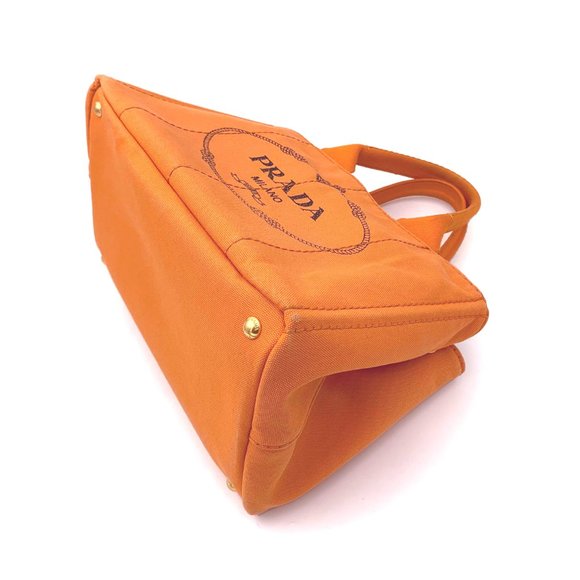 Prada Canapa MM - Orange - Picture 14 of 16